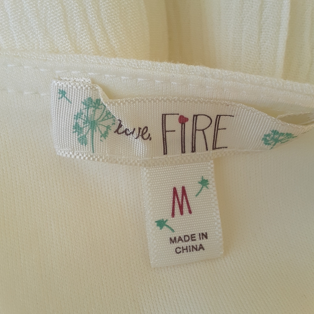 Love Fire off shoulder embroidered Dress - Picture 8 of 10
